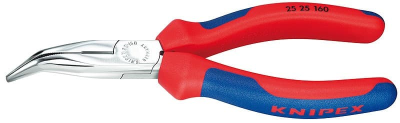 Půlkulaté kleště s břity chromované 160 mm - 2525160
