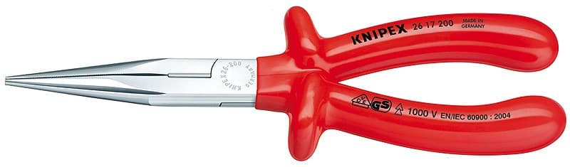Půlkulaté kleště s břity chromované 200 mm  - 2617200