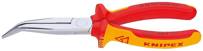 Půlkulaté kleště s břity chromované 200 mm  - 2626200
