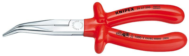 Půlkulaté kleště s břity chromované 200 mm  - 2627200