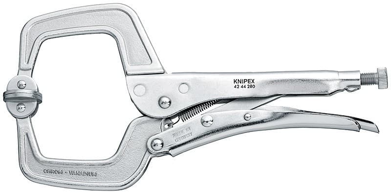 Samosvorné kleště s pákovým mechanizmem pro svařování leskle zinkované 280 mm  - 4244280