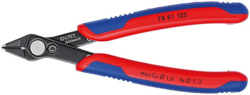 Boční štípací kleště Electronic Super Knips ® brunýrované 125 mm  - 7881125