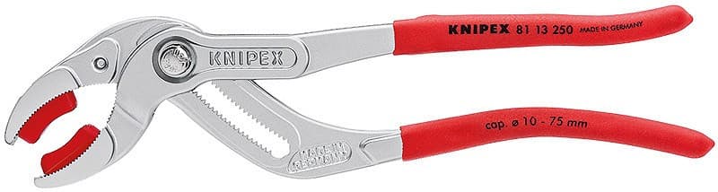Kleště na sifony a krimpovací kleště pro konektory chromované 250 mm  - 8113250