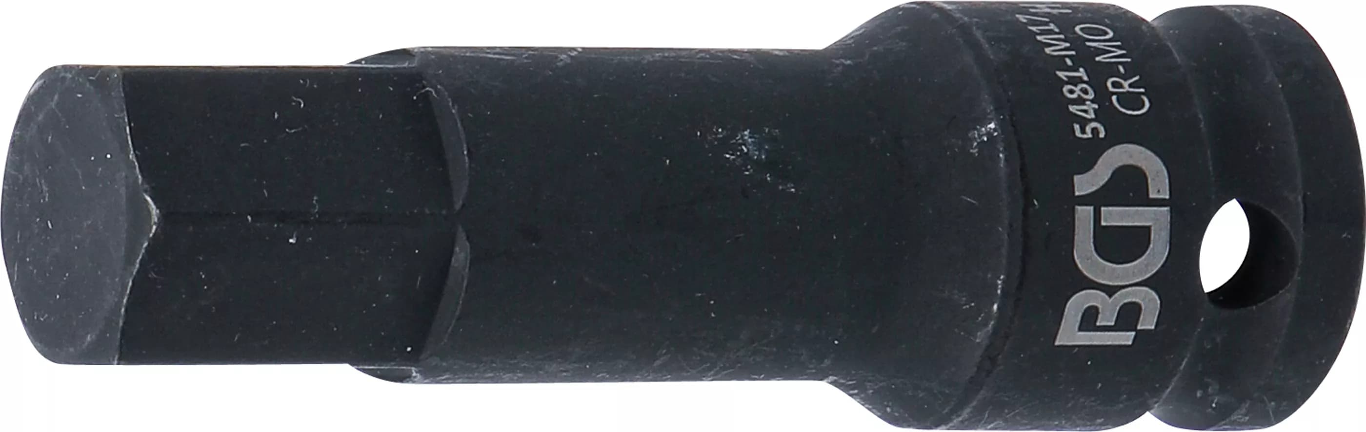 Rázový nástrčný klíč HEX 1/2", 17 mm, prodloužený - B5481-M17
