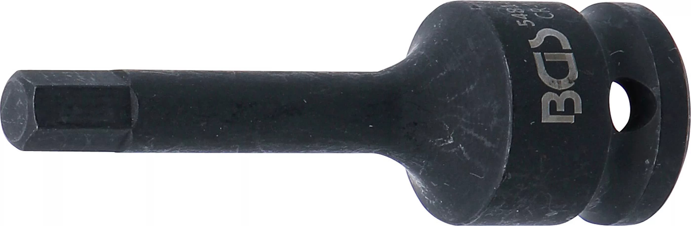 Rázový nástrčný klíč HEX 1/2", 8 mm, prodloužený - B5481-M8