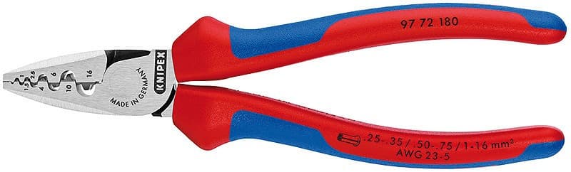 Krimpovací kleště na koncové dutinky 180 mm  - 9772180