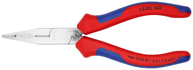 Elektrikářské kleště chromované 160 mm  - 1305160