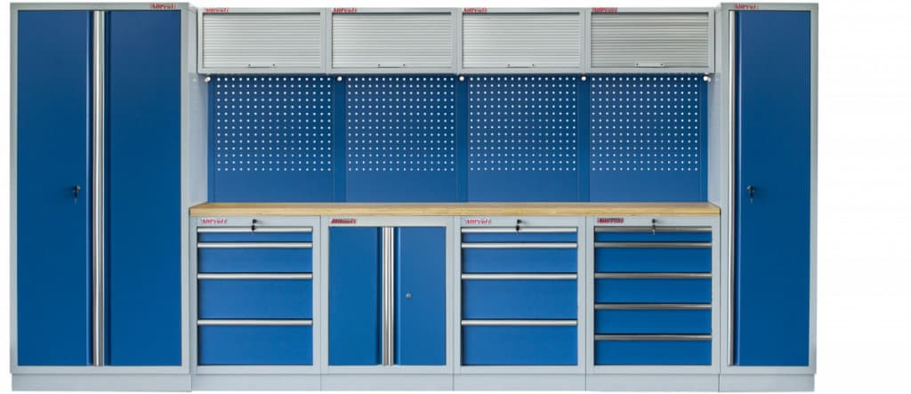 Kvalitní PROFI BLUE dílenský nábytek 4235 x 495 x 2000 mm - MTGS1300A6