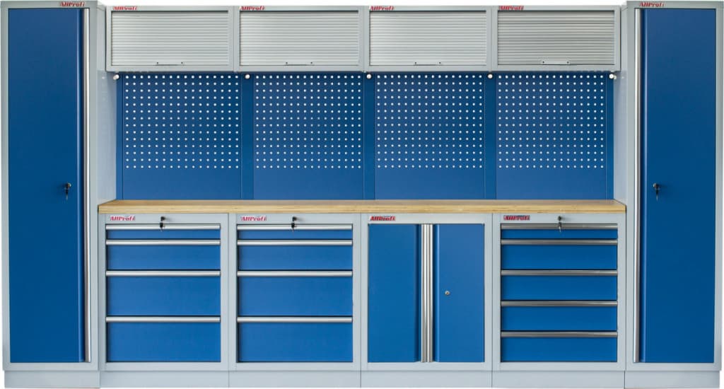 Kvalitní PROFI BLUE dílenský nábytek 3920 x 495 x 2000 mm - MTGS1300A9