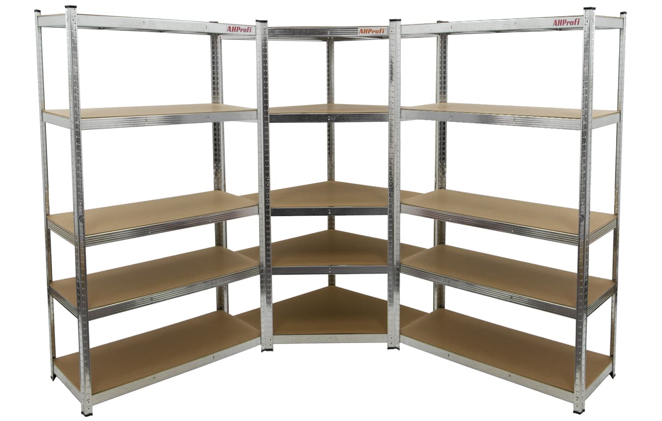 Regálový systém STANDARD, 3 díly - AH3035