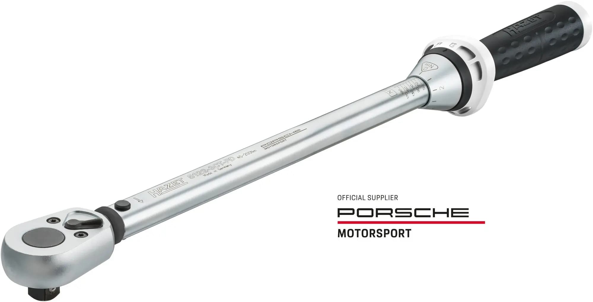 Momentový klíč 1/2”, 40 – 200 Nm, ±3%, HAZET Porsche Motorsport