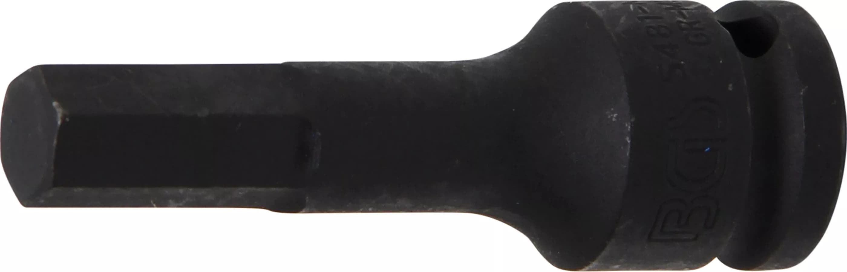 Rázový nástrčný klíč HEX 1/2", 12 mm, prodloužený - B5481-M12