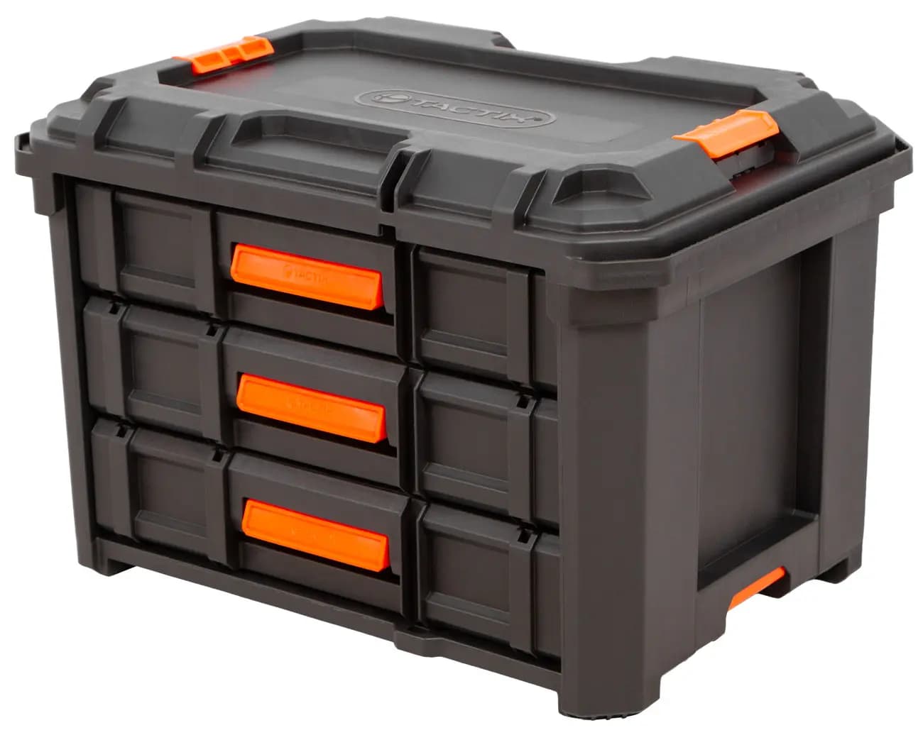 Vodotěsný plastový box na nářadí Tactix LOAD UP, 3 zásuvky - TC320423